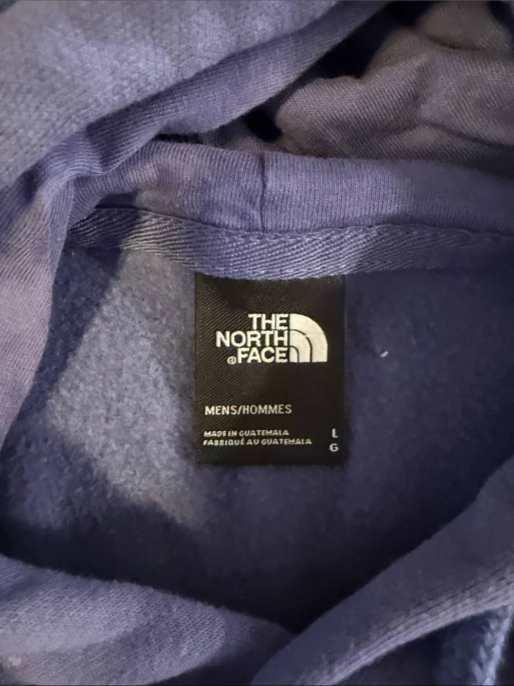 The North Face Lavender Pullover Hoodie with White Logo
